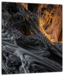 Mivali Tablou pe sticlă - Privire spre centru, dintr-o bucată 30x30 cm pe sticlă (V022848V3030GD)