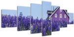 Mivali Tablou cu câmp de lavanda, din șapte bucăți 210x100 cm (V020406V210100)