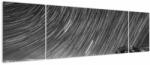 Mivali Tablou albnegru cu cerul și stele, din trei bucăți 170x50 cm (V020825V17050)