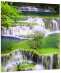 Mivali Tablou pe sticlă - Cascada Huay Mae Khamin, Kanchanaburi, Thailanda (V023679V3030GD)