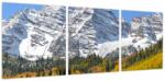 Mivali Tablou - Maroon Peak, din trei bucăți 90x30 cm (V023773V9030)