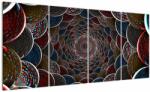 Mivali Tablou - Vortex, din patru bucăți 160x80 cm (V022707V16080)