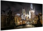 Mivali Tablou cu Poarta de pulbere iluminată, dintr-o bucată 120x70 cm (V020594V12070)