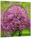 Mivali Tablou cu pom înflorit pe luncă (cu ceas), dintr-o bucată 30x30 cm cu ceas (V020654V3030C)
