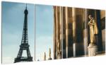 Mivali Tabou din piața Trocader, Paris, din patru bucăți 160x80 cm (V021531V16080)