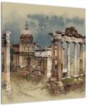 Mivali Tablou - Forumul Roman, Roma, Italia, dintr-o bucată 50x50 cm (V023204V5050)