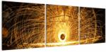 Mivali Tablou - Disc luminos, din trei bucăți 120x40 cm (V022645V12040)