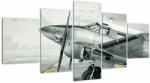 Mivali Tablou - Avion, din cinci bucăți 150x80 cm (V022947V150805PCS)