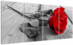 Mivali Tablou cu trandafiri roșii, din patru bucăți 160x80 cm (V022288V16080)