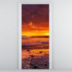 Mivali Fototapet pentru ușă - Apus de soare la mare (D020973D95205)