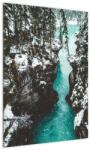 Mivali Tablou - râul de munte iarna, dintr-o bucată 50x70 cm (V020180V5070)