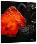 Mivali Tablou pe sticlă - Mineral strălucitor, dintr-o bucată 30x30 cm pe sticlă (V022354V3030GD)