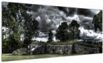 Mivali Tablou cu cerul întunecat, dintr-o bucată 100x40 cm (V020858V10040)