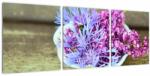 Mivali Tablou cu decorațiune din lavanda, din trei bucăți 90x30 cm (V020874V9030)