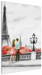 Mivali Tablou îndrăgostiții în Paris, dintr-o bucată 60x90 cm (V022029V6090)