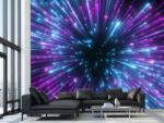 Mivali Fototapet - Spațiu neon, vlies, 98x68 cm (T100450TQ2)