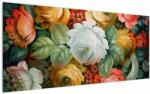 Mivali Tablou cu buchet pictat de flori, dintr-o bucată 120x50 cm (V021943V12050)