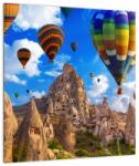 Mivali Tablou - Baloane cu aer cald, Cappadocia, Turcia. , dintr-o bucată 40x40 cm (V022964V4040)