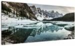 Mivali Tablou - lacul iarna, dintr-o bucată 100x40 cm (V020181V10040)