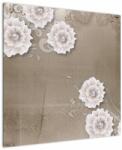 Mivali Tablou - Draperie cu flori, dintr-o bucată 70x70 cm (V022791V7070)