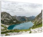 Mivali Tablou cu lac în munți, dintr-o bucată 100x70 cm (V020243V10070)