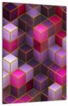 Mivali Tablou - Cuburi violet, dintr-o bucată 30x40 cm (V022699V3040)