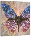 Mivali Tablou - Fluture steampunk, dintr-o bucată 30x30 cm (V022985V3030)