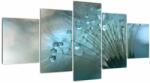 Mivali Tablou - păpădie - petrol, din cinci bucăți 150x80 cm (V021451V150805PCS)