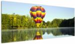 Mivali Tablou cu balon cu aer cald pe un lac, dintr-o bucată 145x58 cm (V020217V14558)