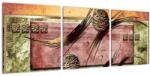 Mivali Tablou abstract, din trei bucăți 90x30 cm (V022050V9030)