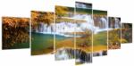 Mivali Tablou - Cascada Huay Mae Khamin, Thailanda, din șapte bucăți 210x100 cm (V023678V210100)