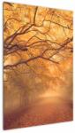 Mivali Tablou - Peisaj de toamnă cu drum, dintr-o bucată 60x90 cm (V022751V6090)