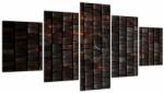 Mivali Tabloul abstract modern (cu ceas), din cinci bucăți 150x80 cm cu ceas (V020020V15080C)