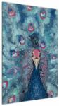 Mivali Tablou cu păun pictat, dintr-o bucată 60x90 cm (V021780V6090)