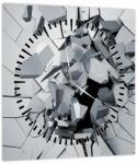 Mivali Tablou abstracție 3D (cu ceas), dintr-o bucată 30x30 cm cu ceas (V020700V3030C)