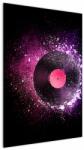 Mivali Tablou - Disc de vinil roz-violet, dintr-o bucată 60x90 cm (V023474V6090)