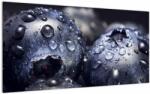Mivali Tablou pe sticlă cu fructe cu picături de apă, dintr-o bucată 100x50 cm pe sticlă (V020222V10050GD)