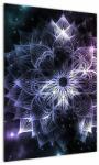 Mivali Tablou - Mandala Lotus în spațiu, dintr-o bucată 50x70 cm (V022934V5070)