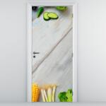 Mivali Fototapet pentru ușă - Legume (D020294D95205)