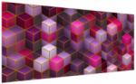 Mivali Tablou - Cuburi violet, dintr-o bucată 200x100 cm (V022699V200100)