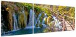 Mivali Tablou - Intrare in cascade, din trei bucăți 150x50 cm (V023808V15050)