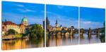 Mivali Tablou cu podul Carol, din trei bucăți 120x40 cm (V020713V12040)