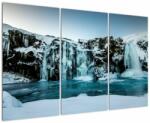 Mivali Tablou cu ghețari, din trei bucăți 120x80 cm (V021122V120803PCS)
