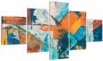 Mivali Tablou - Abstract, din cinci bucăți 125x70 cm (V022632V12570)