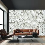 Mivali Fototapet - Flori albăstrele albe, vlies, 245x170 cm (T100052TQ5)