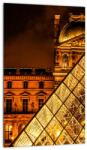 Mivali Tablou cu Louvre la Pris, dintr-o bucată 20x30 cm (V021126V2030)