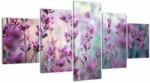 Mivali Tablou - Lavandă, din cinci bucăți 150x80 cm (V022328V150805PCS)