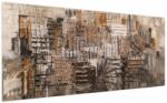 Mivali Tablou - Abstract, nuanțe maro, dintr-o bucată 200x100 cm (V023011V200100)