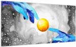 Mivali Tablou pe sticlă - Conexiune, dintr-o bucată 100x50 cm pe sticlă (V023142V10050GD)