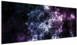 Mivali Tablou - Mandala Lotus în spațiu, dintr-o bucată 145x58 cm (V022934V14558)